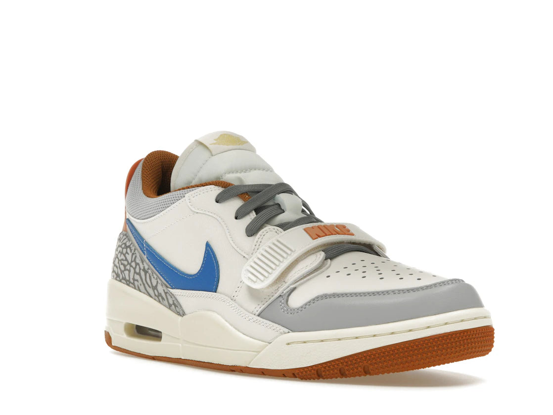 Jordan Legacy 312 Low Phantom Amber Brown Star Blue - vue secondaire A