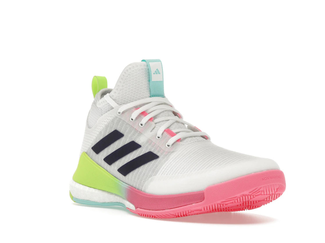 adidas Crazyflight Mid White Purple Aqua (Women's) - vue secondaire A