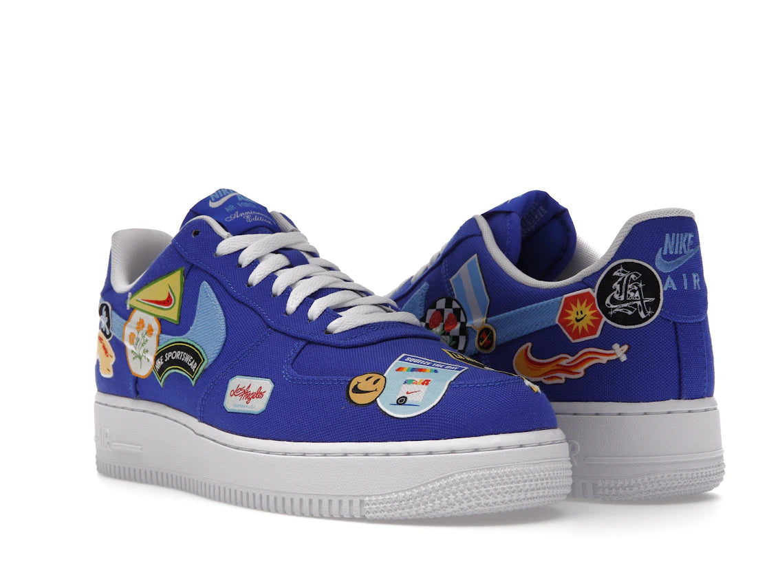 Nike Air Force 1 Low PRM Los Angeles Patched Up - vue secondaire A