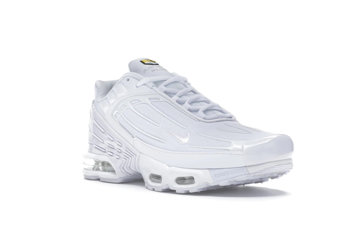 Nike Air Max Plus 3 Triple White - vue secondaire A