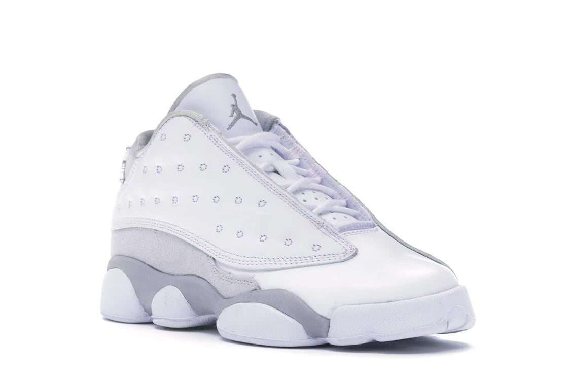 Jordan 13 Retro Low Pure Platinum (GS) - vue secondaire A