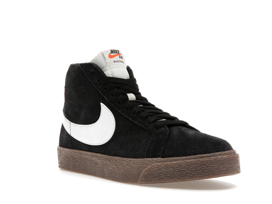 Nike SB Zoom Blazer Mid Black White Dark Gum - vue secondaire A
