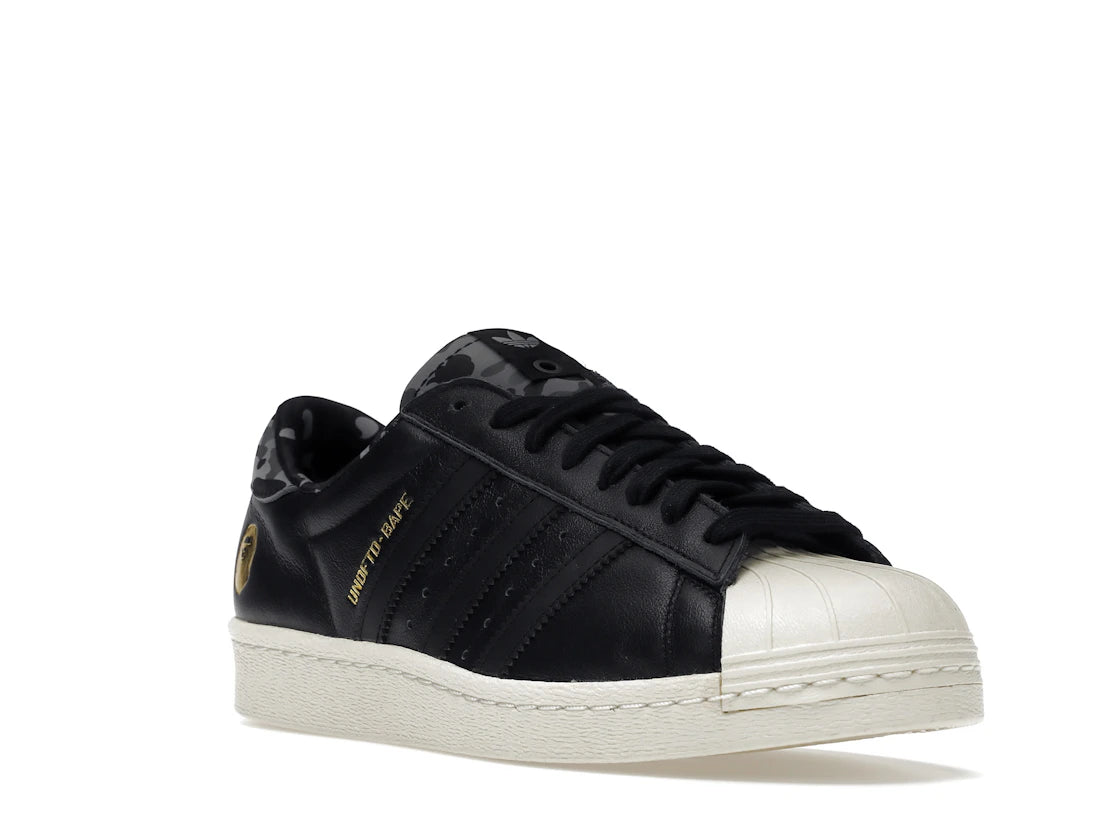 adidas Superstar 80s Undefeated Bape Black - vue secondaire A