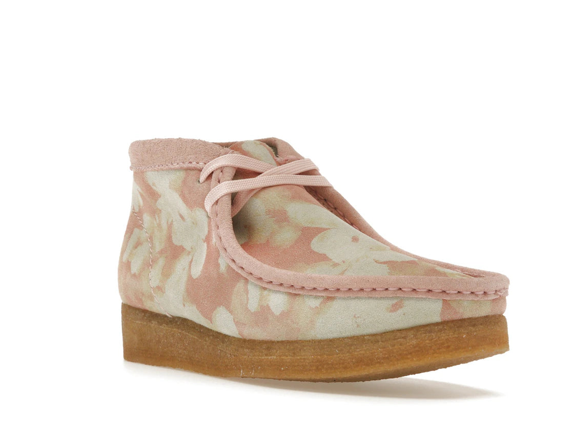 Clarks Originals Wallabee Boot Pink Floral (Women's) - vue secondaire A