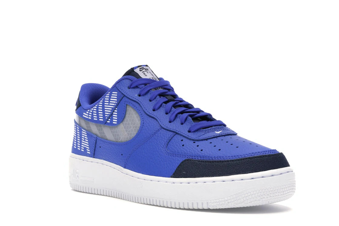 Nike Air Force 1 Low Under Construction Racer Blue - vue secondaire A