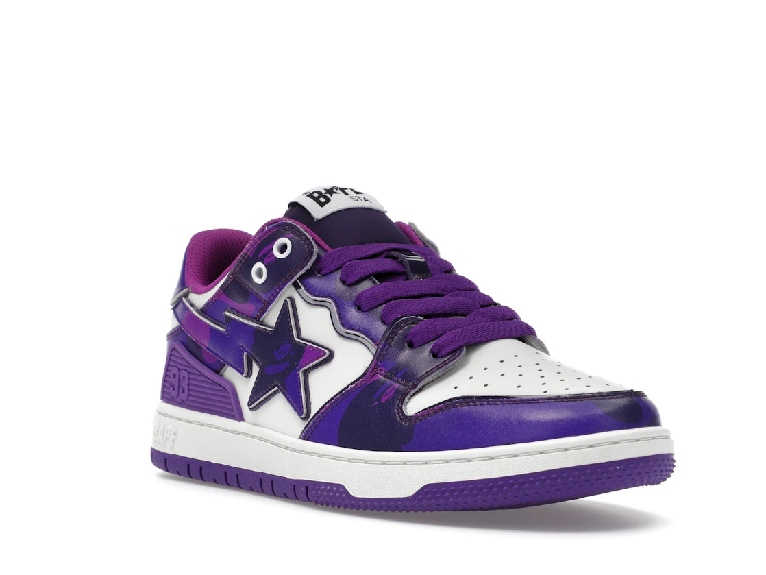 A Bathing Ape Bape SK8 Sta #1 M2 Purple Camo - vue secondaire A