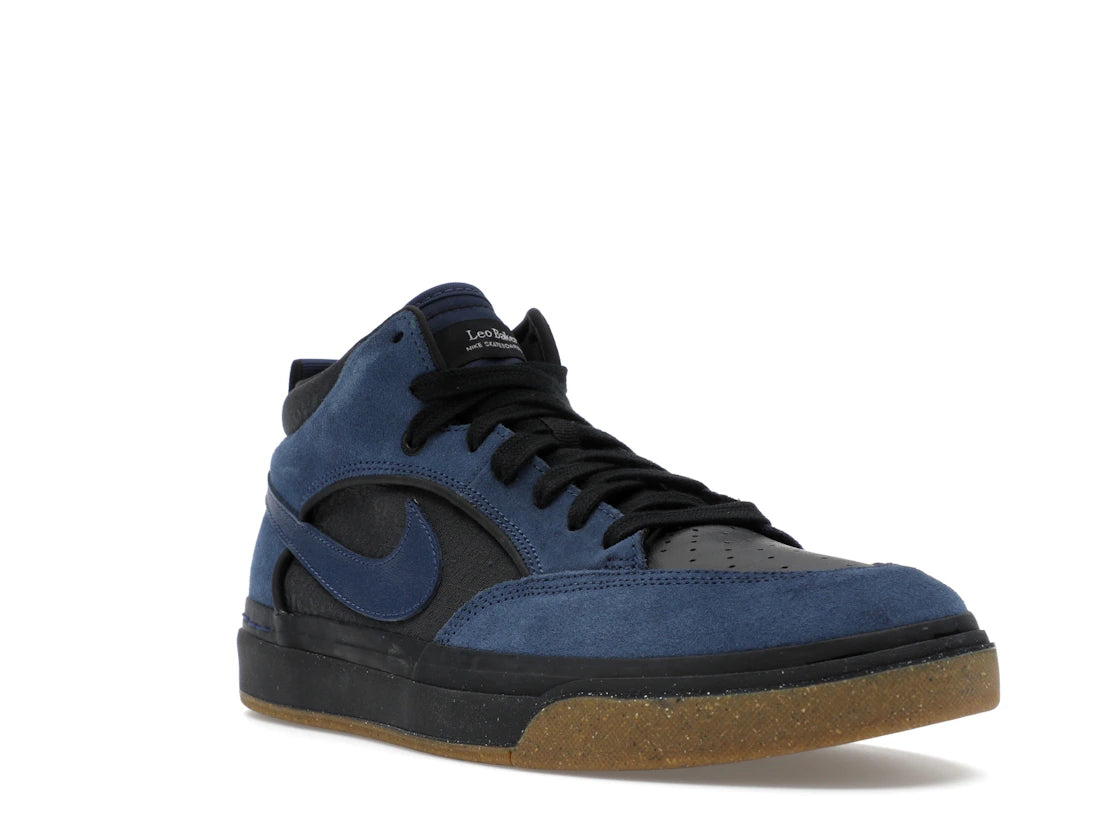 Nike SB React Leo Navy Black Anthracite - vue secondaire A