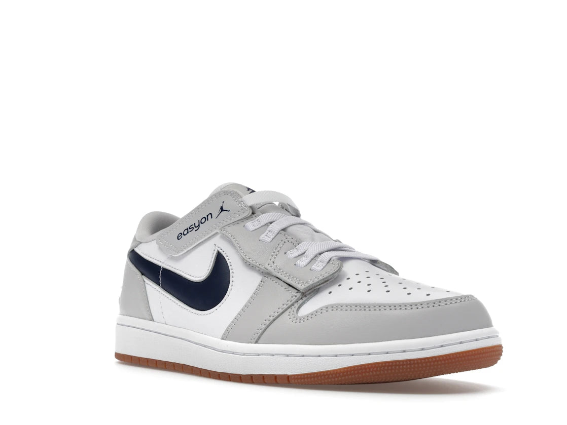Jordan 1 Low EasyOn White Neutral Grey Gum Midnight Navy - vue secondaire A