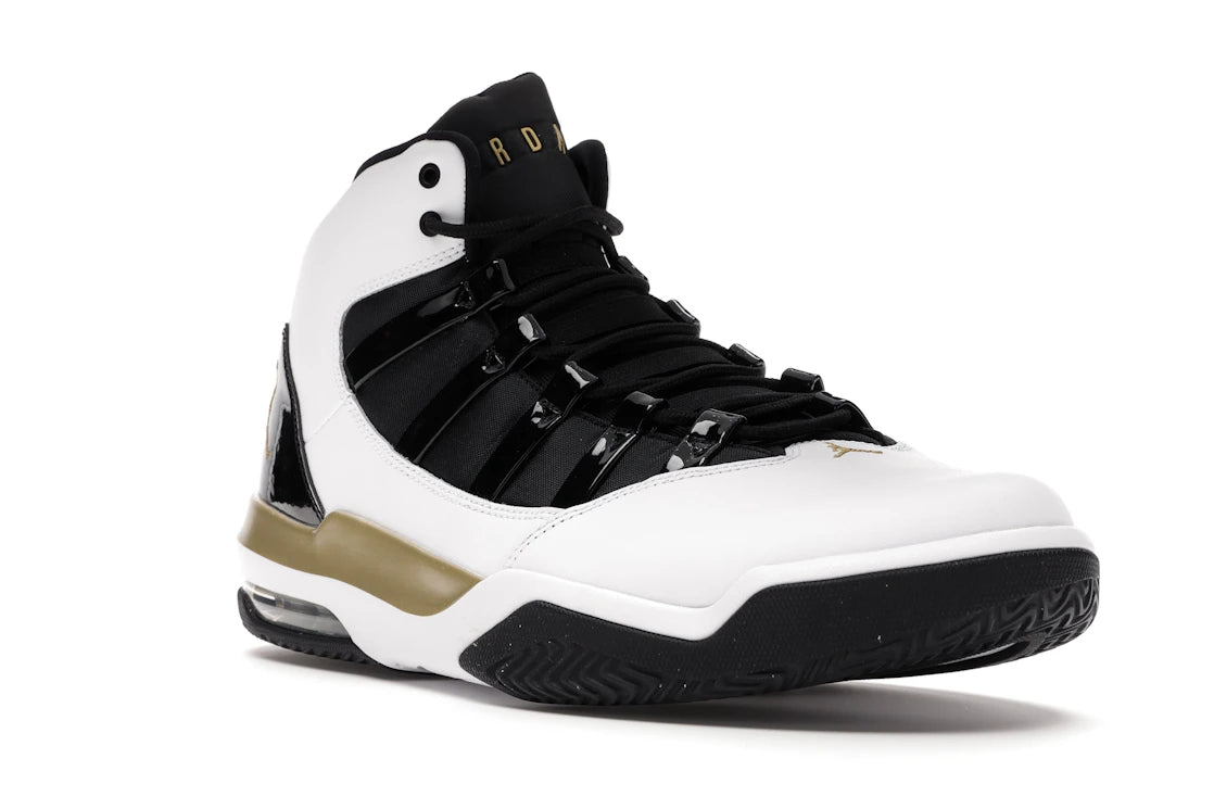 Jordan Max Aura White Metallic Gold Black - vue secondaire A