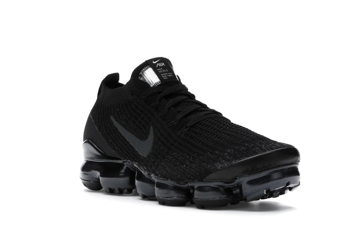 Nike Air VaporMax Flyknit 3.0 Triple Black - vue secondaire A
