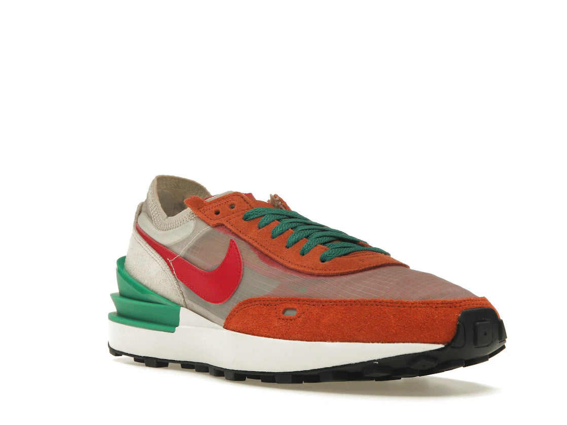 Nike Waffle One Burnt Sunrise Light Orewood Brown Malachite Mystic Hibiscus (Women's) - vue secondaire A