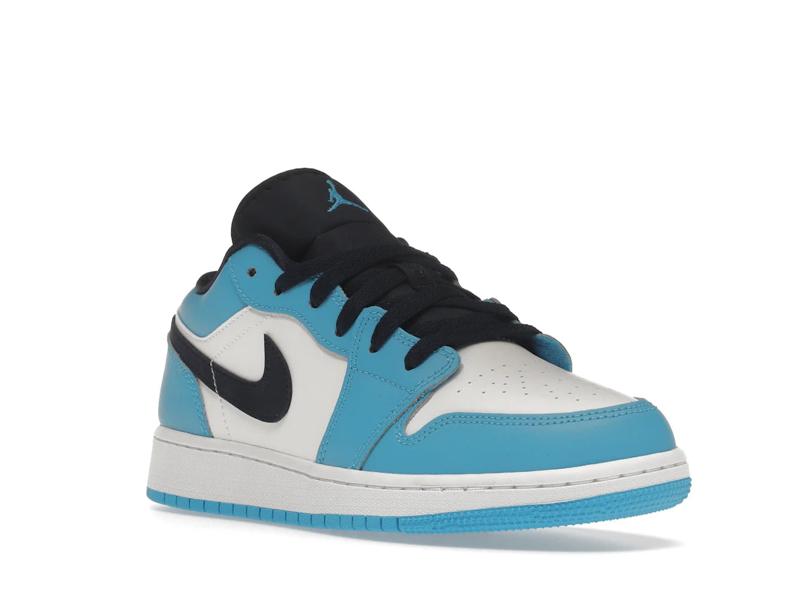 Jordan 1 Low UNC (2021) (GS) - vue secondaire A