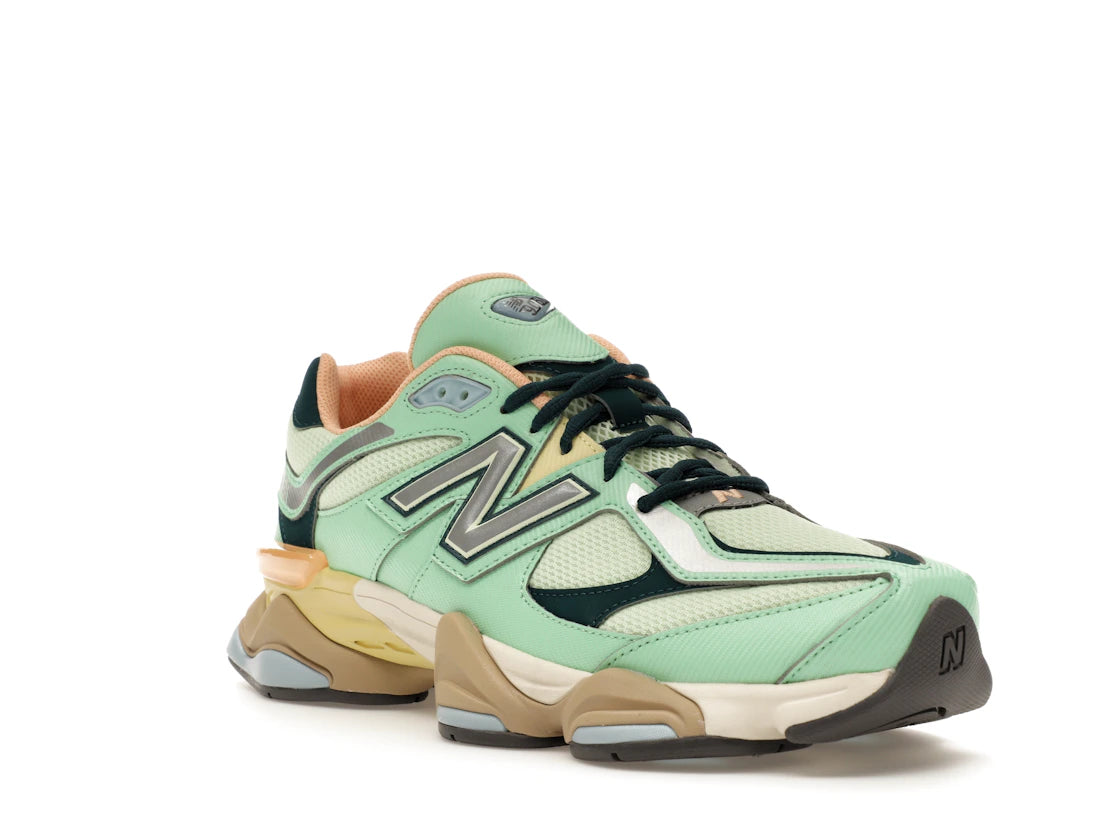 New Balance 9060 Sweetgrass Deep Ocean - vue secondaire A