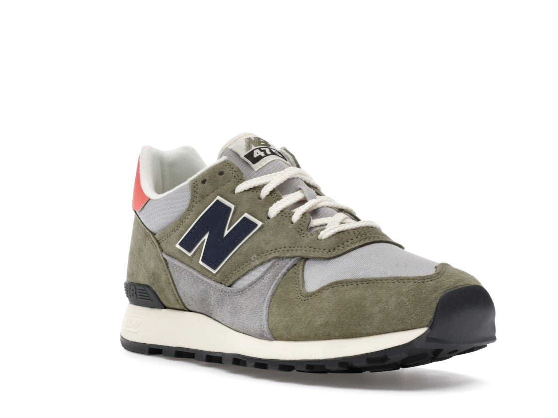New Balance 475 Dark Olivine Raincloud Drift Red - vue secondaire A