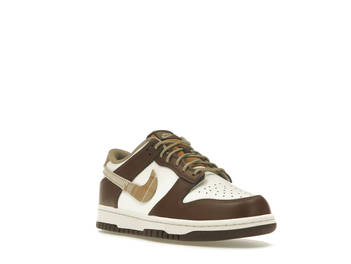 Nike Dunk Low Brown Plaid (GS) - vue secondaire A