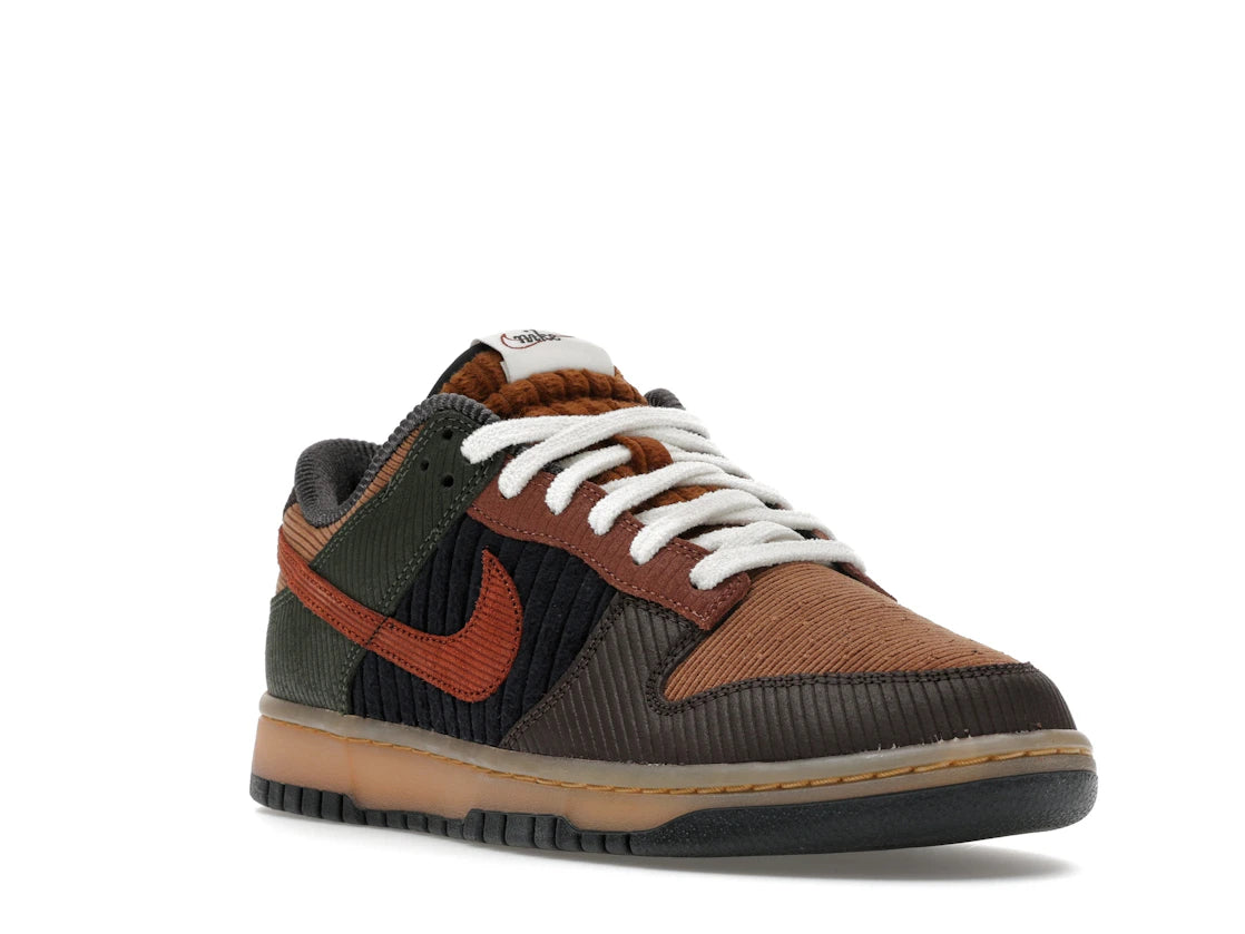 Nike Dunk Low Retro Premium Light British Tan Cinnamon Corduroy - vue secondaire A