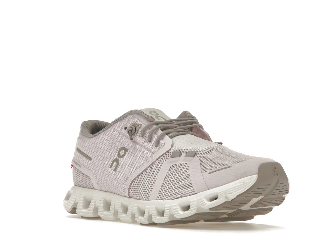 On Running Cloud 5 Lily Pink Frost (Women's) - vue secondaire A