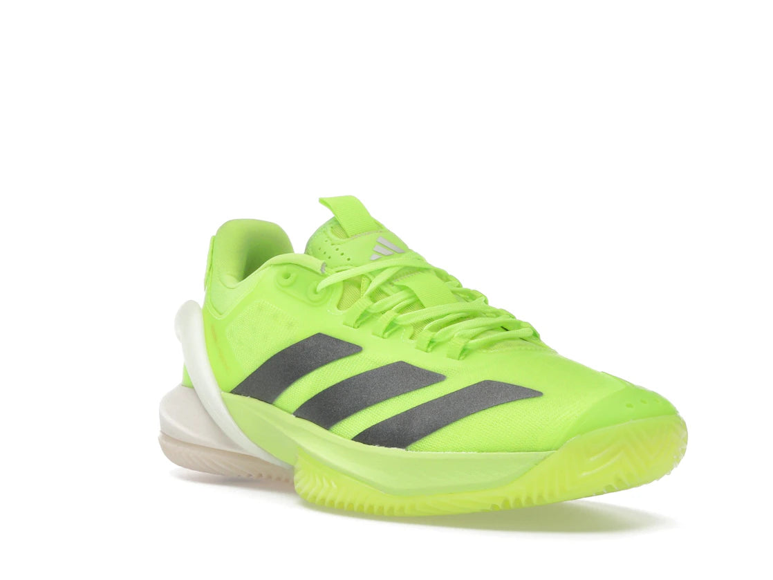 adidas Adizero Cybersonic Clay Lucid Lemon Iron Metallic Off White (Women's) - vue secondaire A