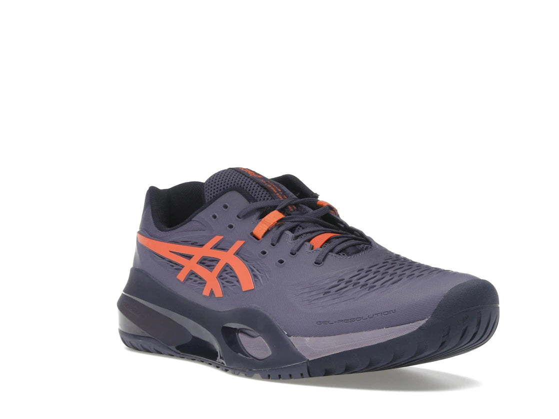 ASICS Gel-Resolution X Greyish Purple Nova Orange - vue secondaire A