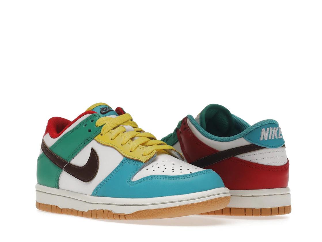 Nike Dunk Low Free 99 White (GS) - vue secondaire A