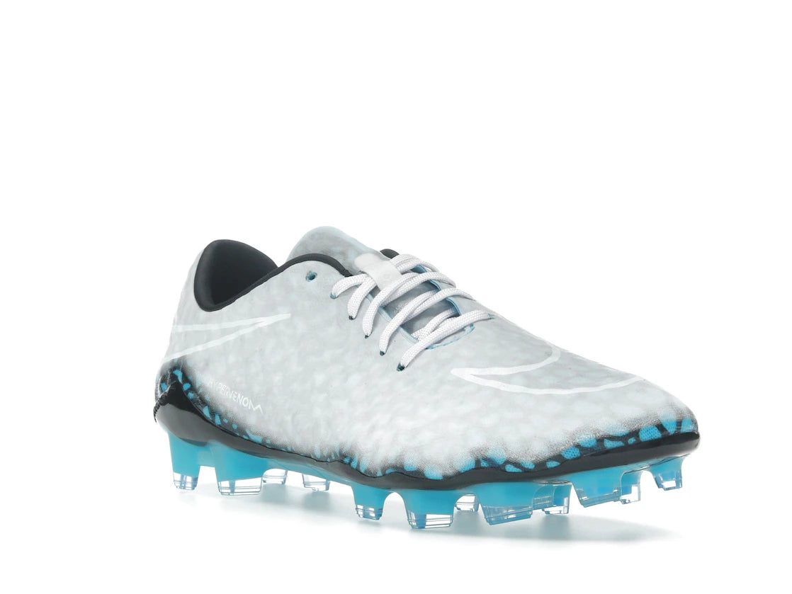 Nike Hypervenom Phantom 1 FG White Photo Blue - vue secondaire A