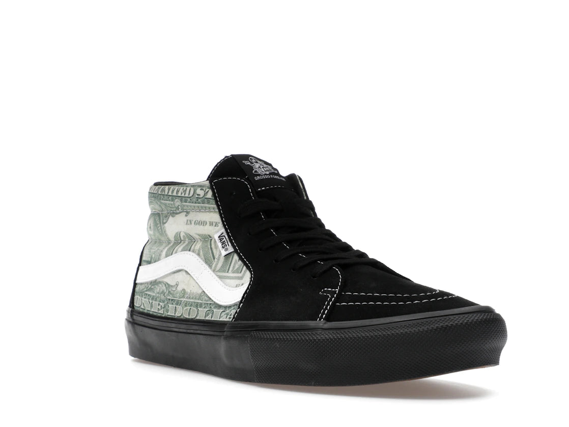 Vans Skate Grosso Mid Supreme Dollar Black - vue secondaire A