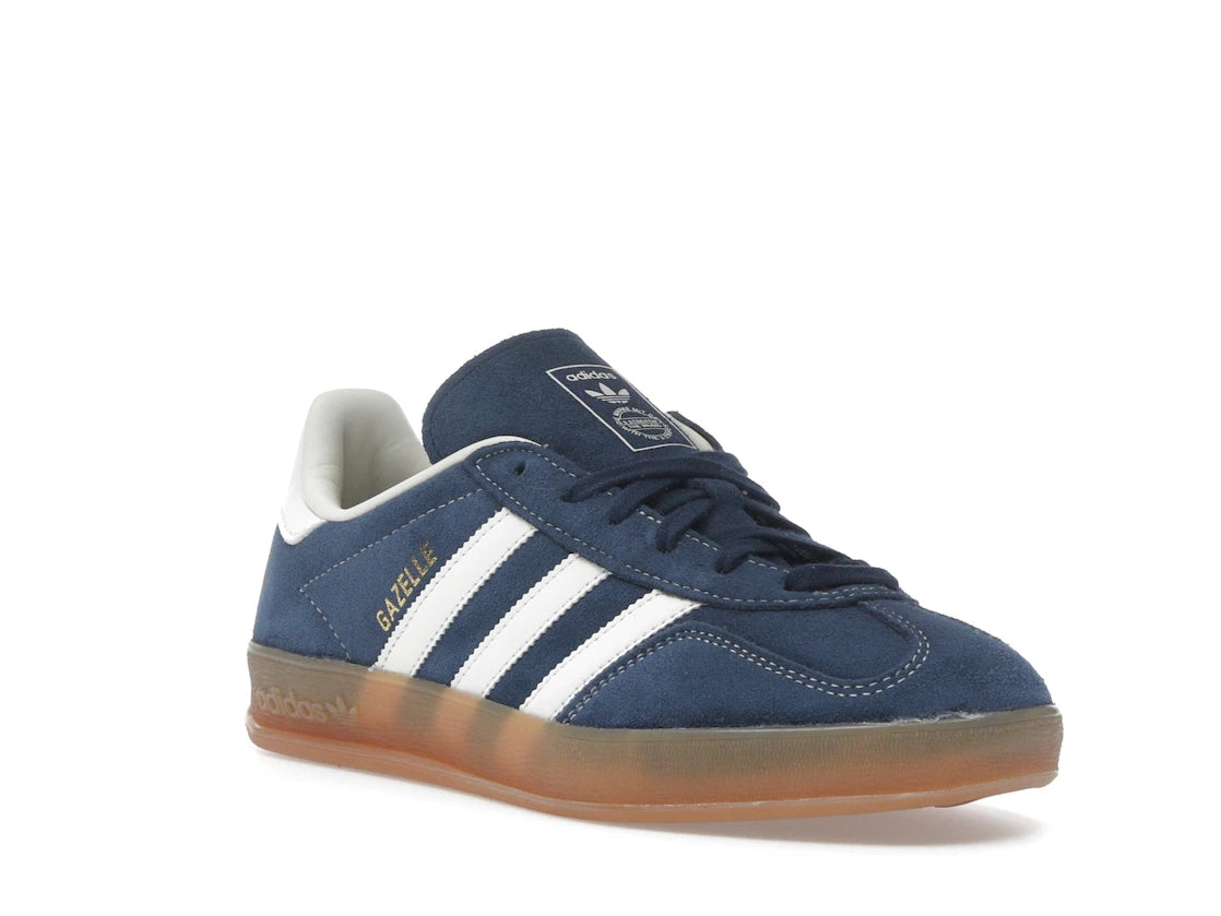adidas Gazelle Indoor Night Indigo Off White Gold Metallic - vue secondaire A