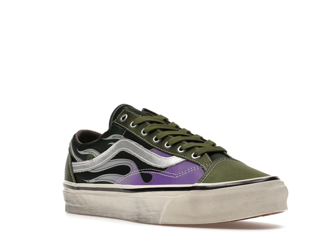 Vans LX Old Skool Archive Flame Green - vue secondaire A