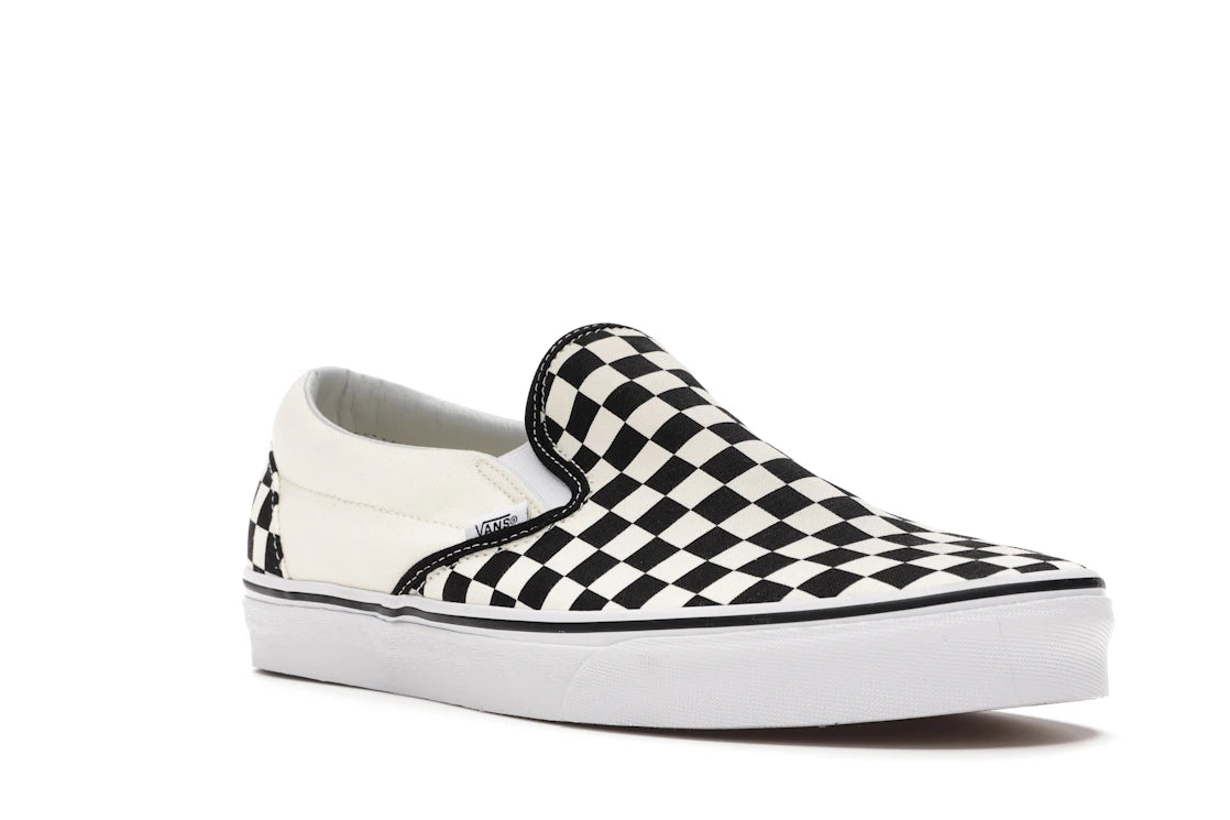 Vans Slip-On Checkerboard Black White - vue secondaire A