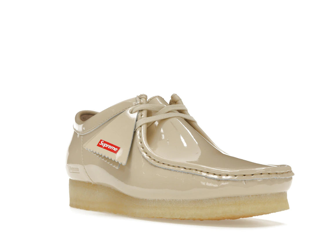 Clarks Originals Wallabee Patent Leather Boot Supreme Natural - vue secondaire A