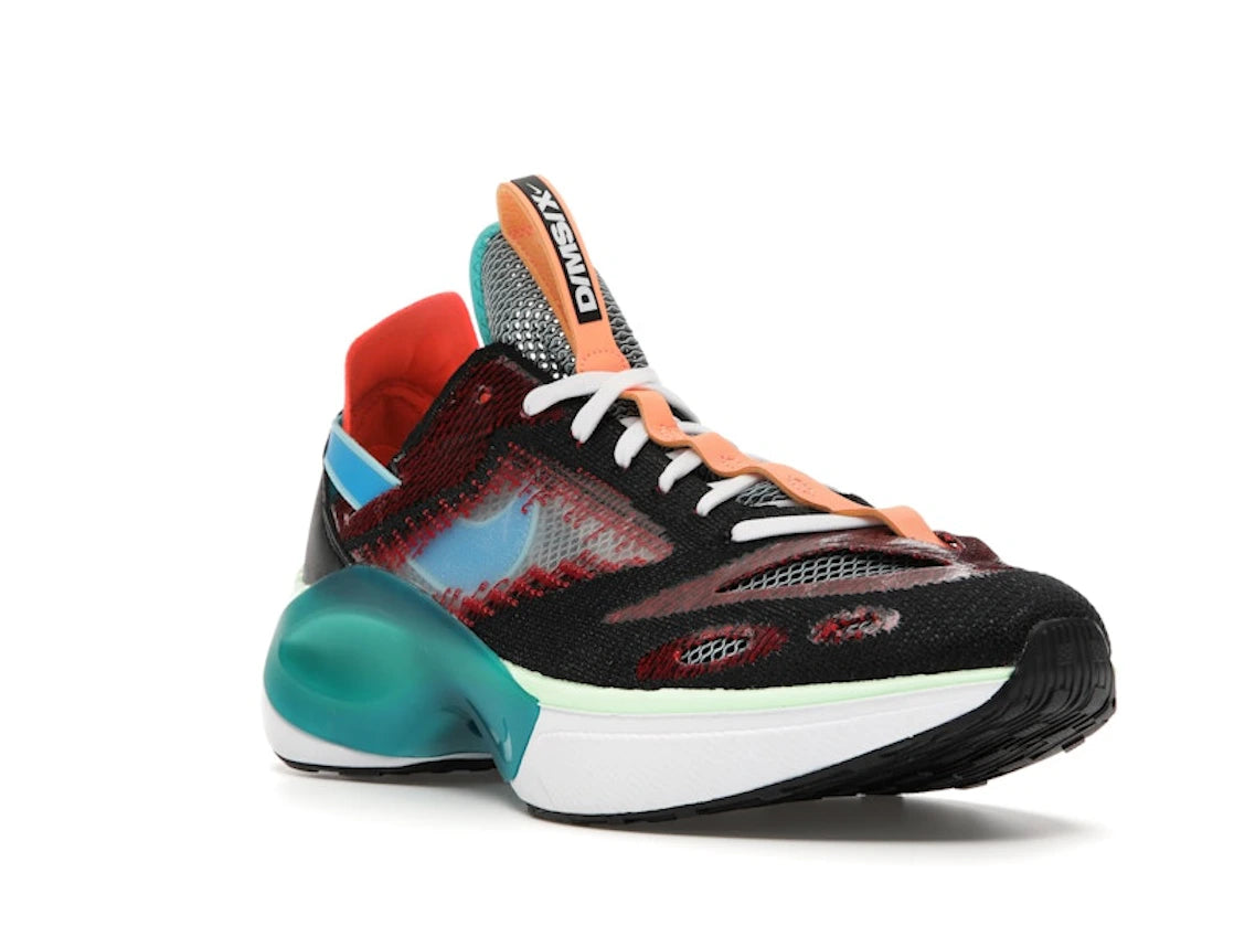 Nike Dmnsix N110 Flyknit Black Blue Hero University Red - vue secondaire A