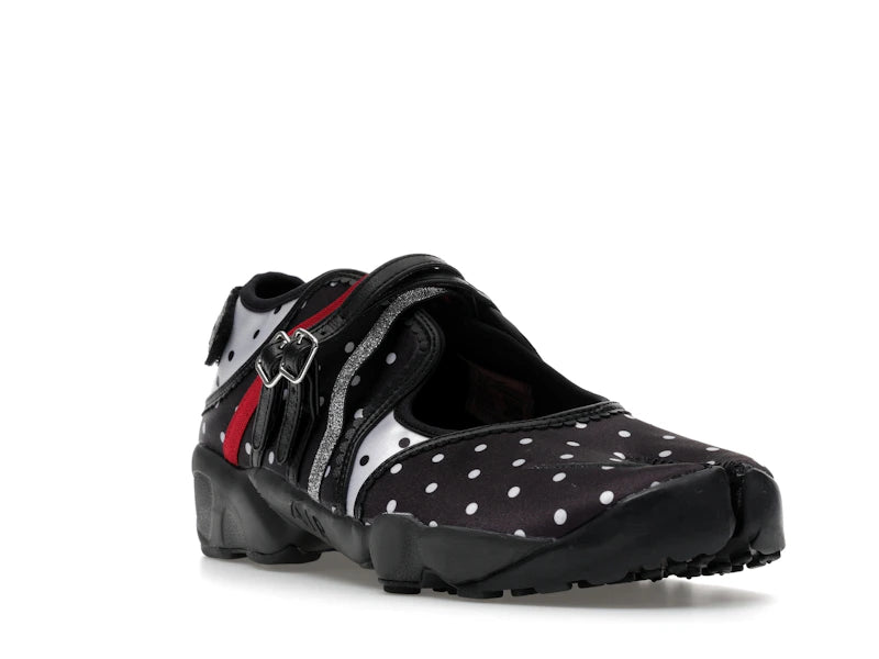Nike Air Rift Breathe Polka Dots Black Metallic Silver (Women's) - vue secondaire A