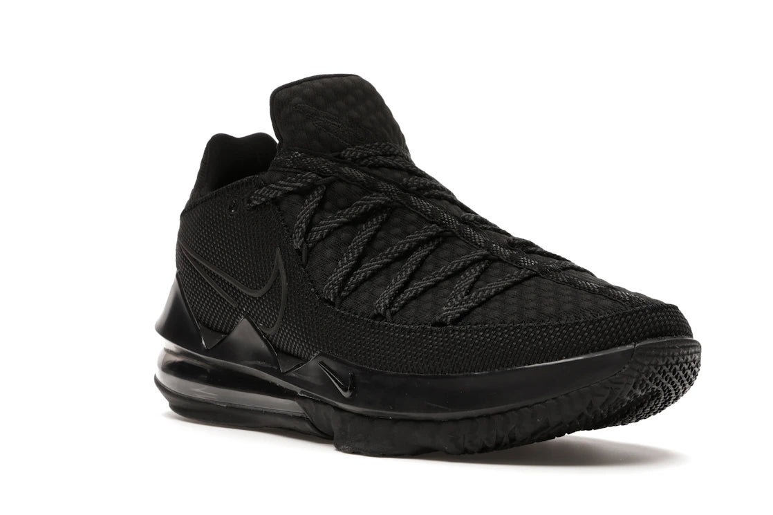 Nike LeBron 17 Low Triple Black - vue secondaire A
