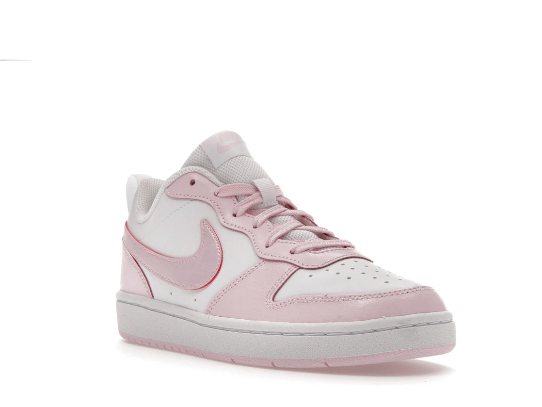 Nike Court Borough Low 2 SE White Pink Foam (GS) - vue secondaire A