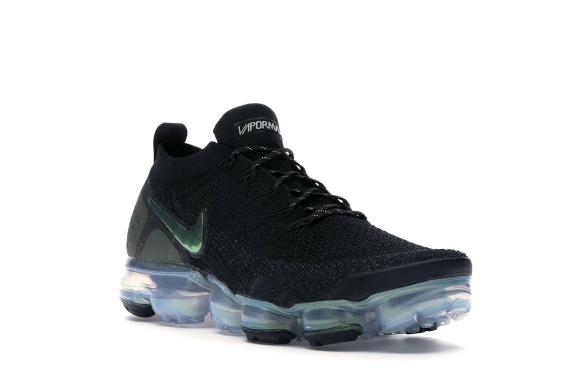 Nike Air VaporMax Flyknit 2 Black Metallic Silver Multi-Color - vue secondaire A