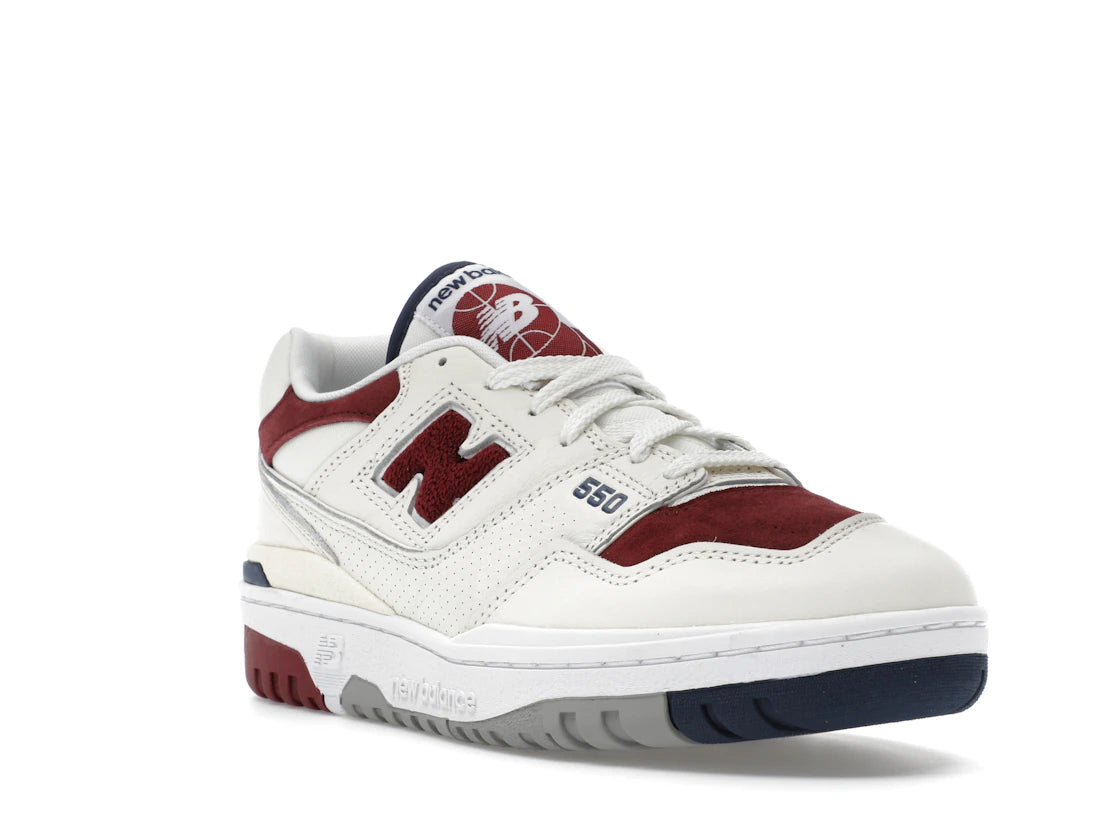 New Balance 550 Maroon Navy - vue secondaire A