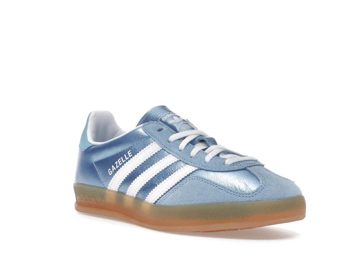 adidas Gazelle Indoor Blue Cloud White Gum (Women's) - vue secondaire A