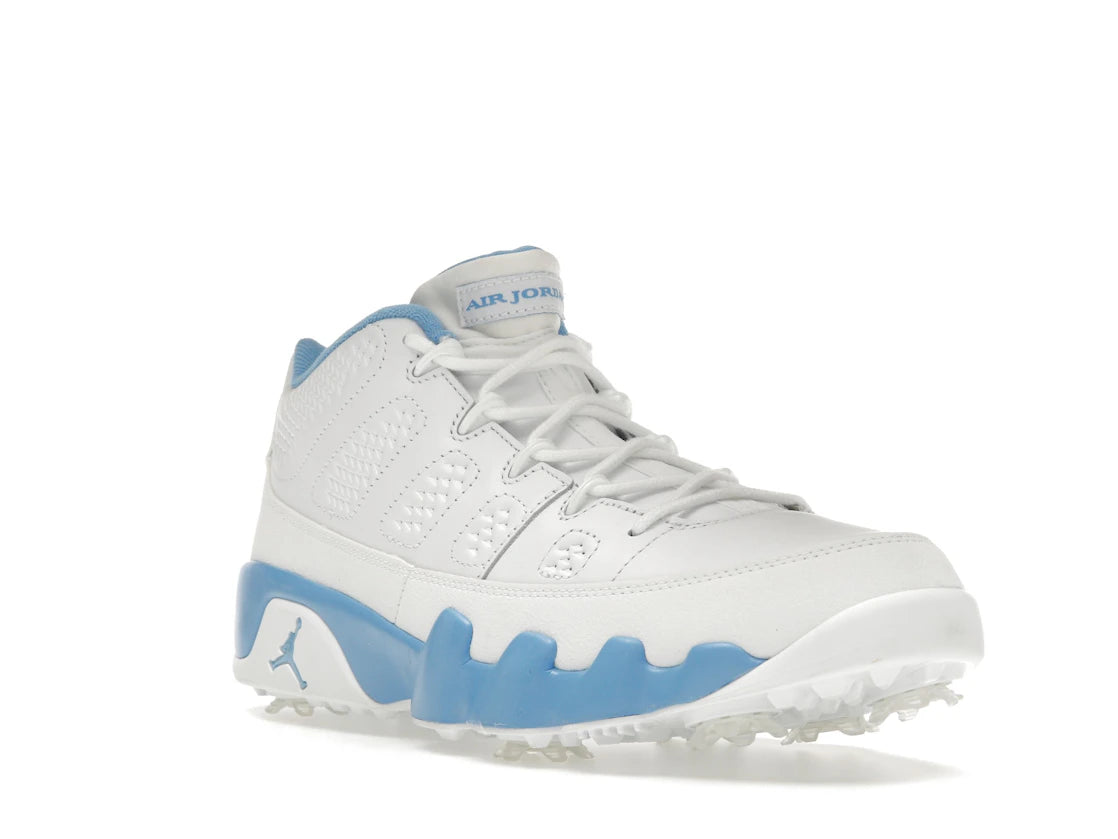 Jordan 9 Retro Low Golf White University Blue - vue secondaire A