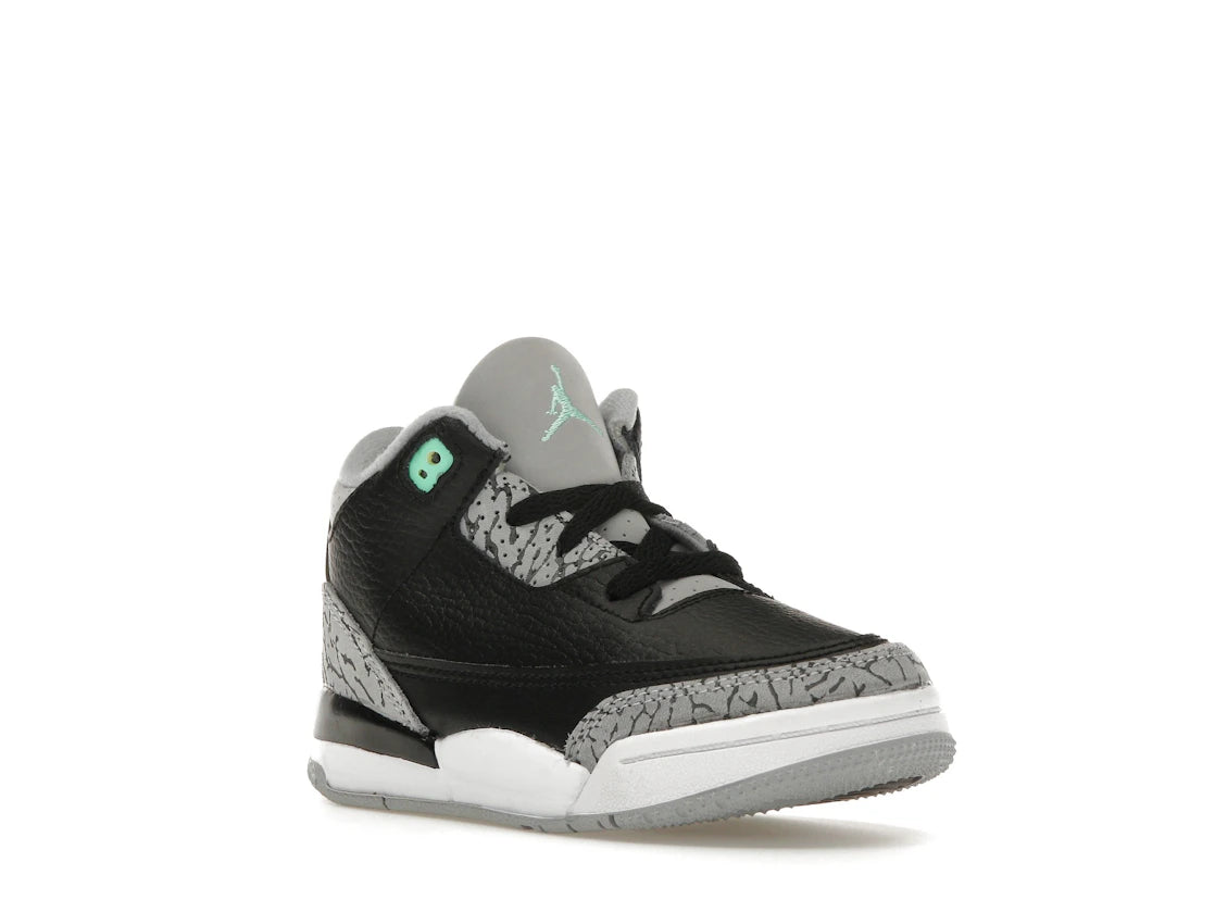 Jordan 3 Retro Green Glow (TD) - vue secondaire A