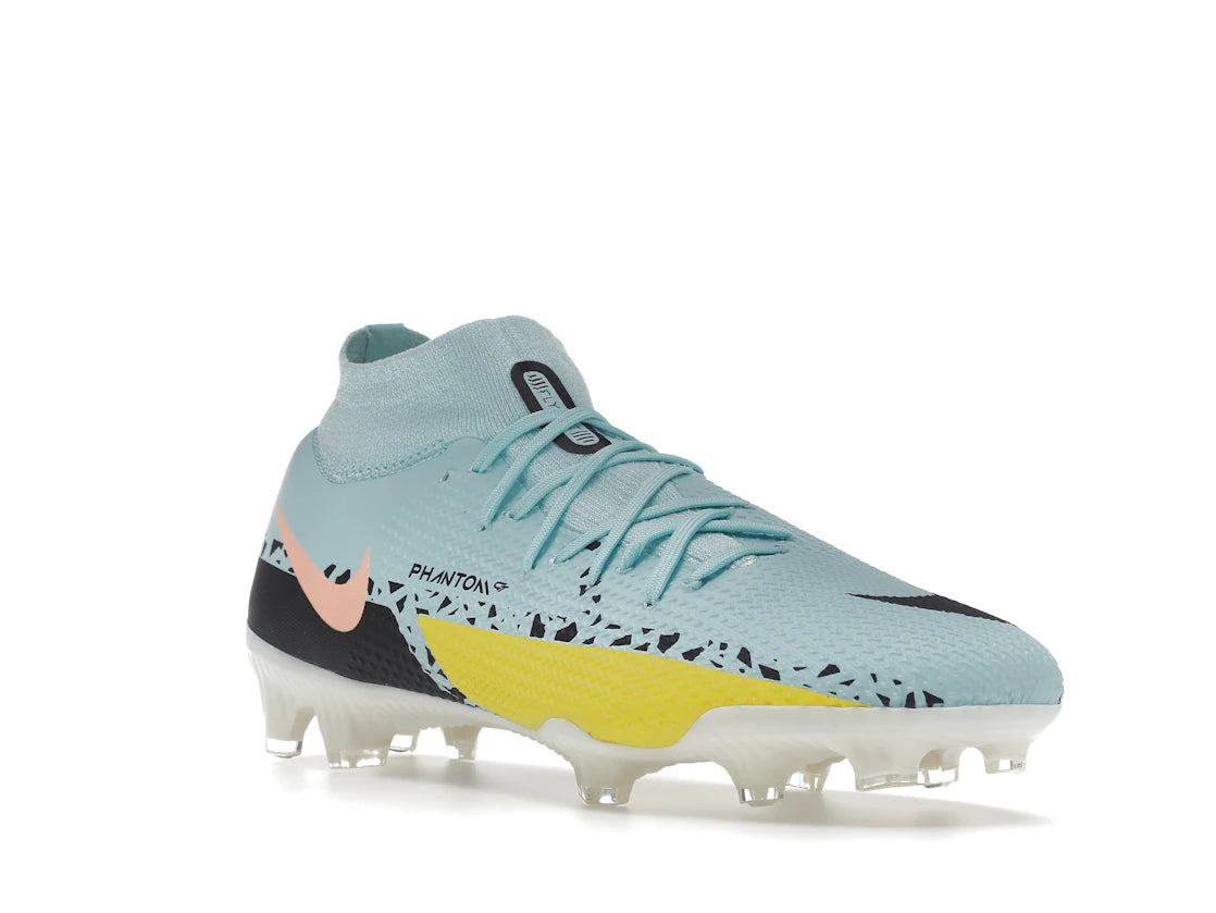 Nike Phantom GT2 Pro Dynamic Fit FG Glacier Ice Yellow Strike - vue secondaire A