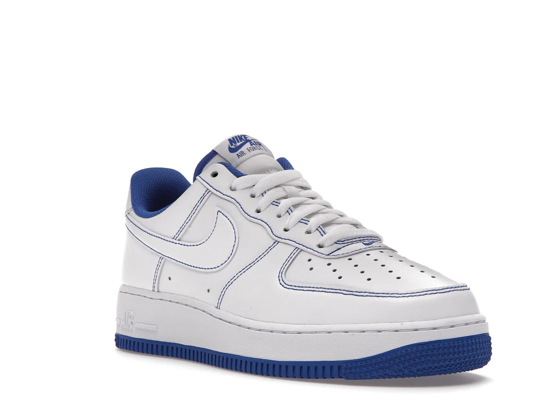 Nike Air Force 1 Low '07 White Game Royal - vue secondaire A