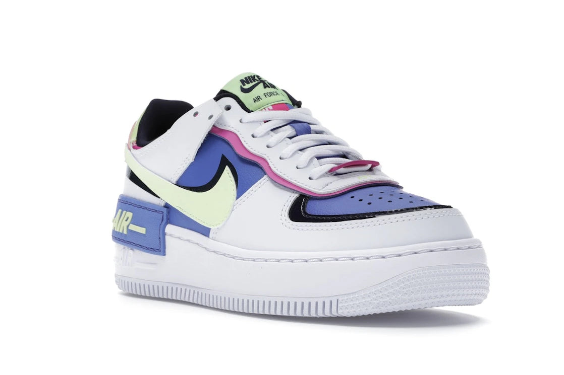 Nike Air Force 1 Low Shadow White Sapphire Barely Volt (Women's) - vue secondaire A