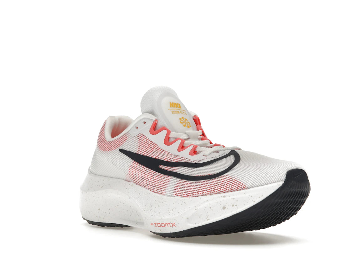 Nike Zoom Fly 5 White Bright Crimson - vue secondaire A