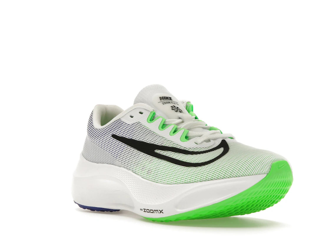 Nike Zoom Fly 5 White Green Strike - vue secondaire A
