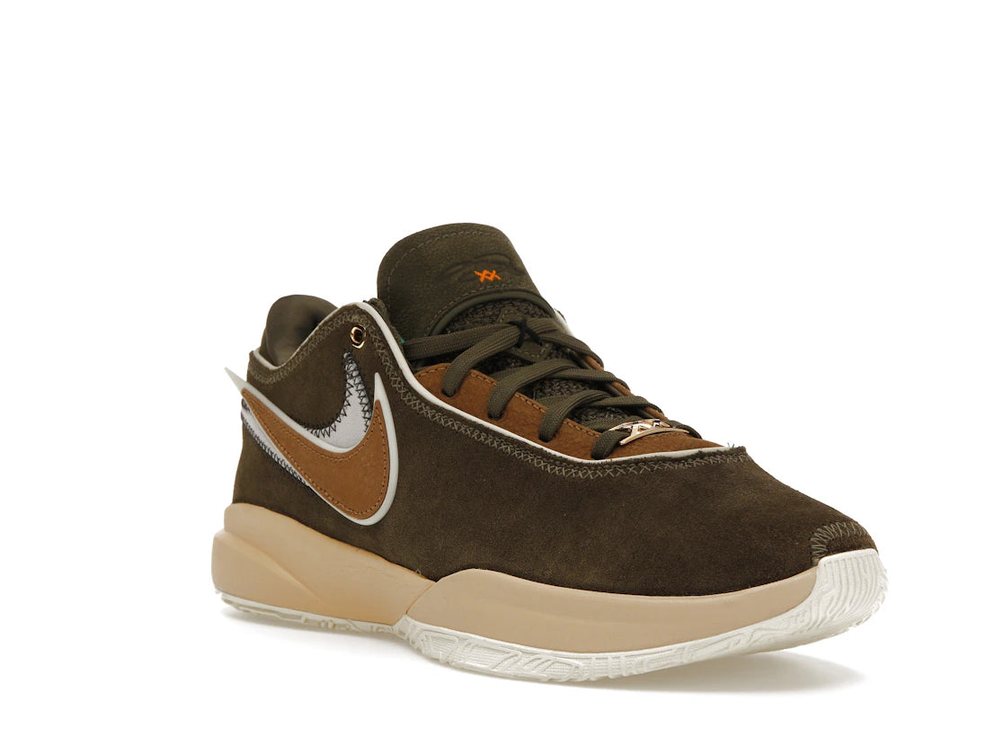 Nike LeBron 20 Olive Green - vue secondaire A