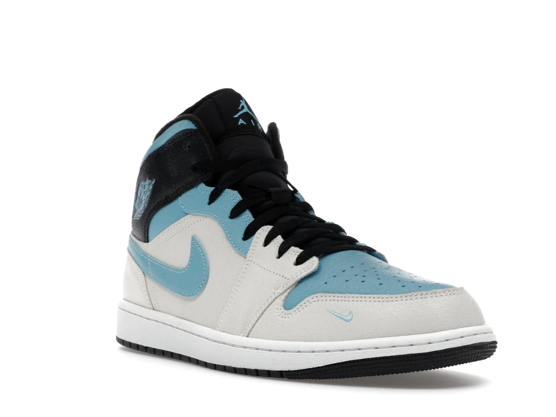 Jordan 1 Mid SE Blue Chill - vue secondaire A