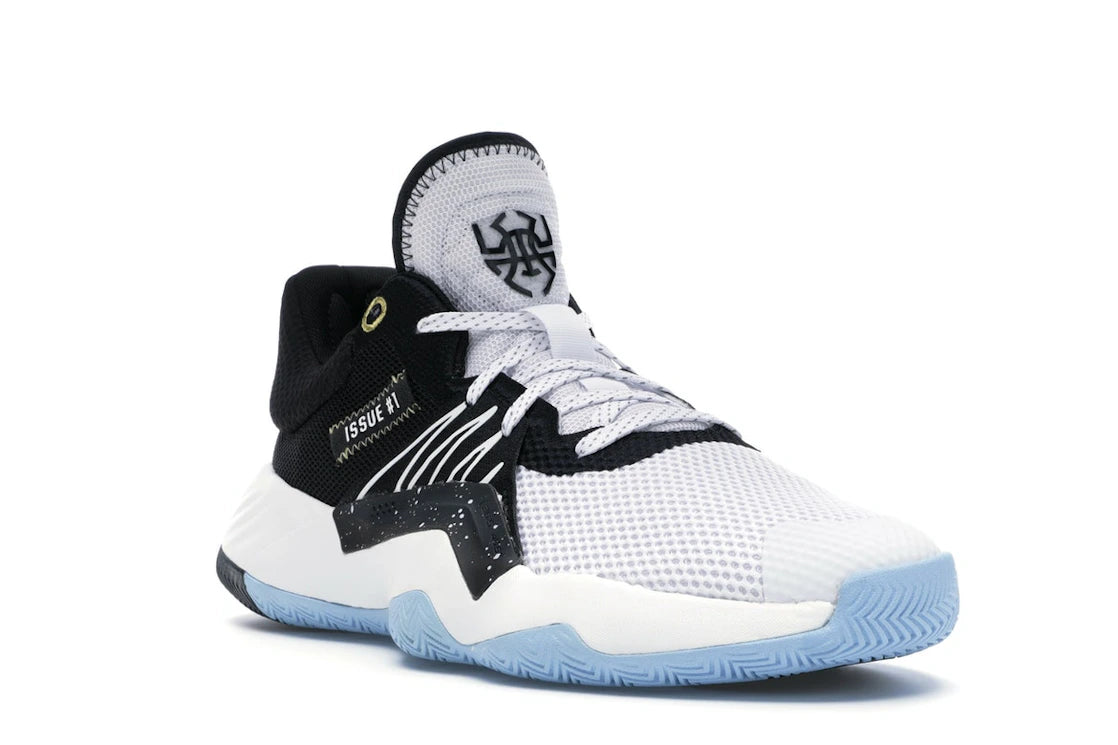 adidas D.O.N. Issue #1 White Black Gold Metallic - vue secondaire A