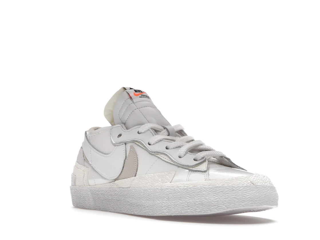 Nike Blazer Low sacai White Patent Leather - vue secondaire A
