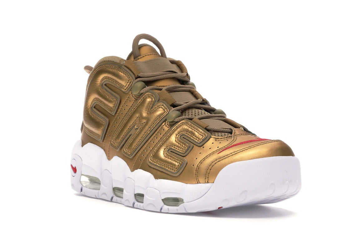 Nike Air More Uptempo Supreme Suptempo Gold - vue secondaire A