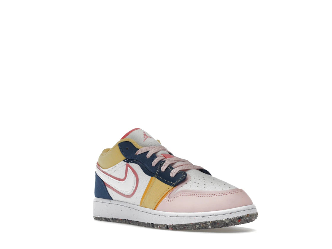 Jordan 1 Low SE Multi Canvas (GS) - vue secondaire A